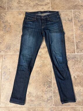 AG Adriano Goldschmied Dark Blue The Stilt Skinny Jeans